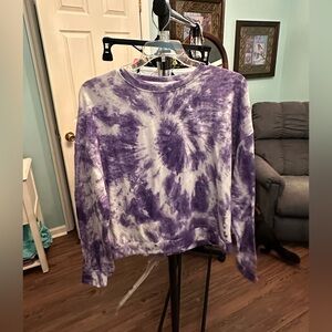 Purple Tie-Dye Women's Top